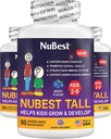 NuBest Tall Kids - Toddlers Vitaminas y Niños Vitaminas por Edad 2 a 9 - Soporte Bone Strength, Salud e Inmunity - Formas de Animales - 270 Tablas de Berry Chewable latitud Pack 3
