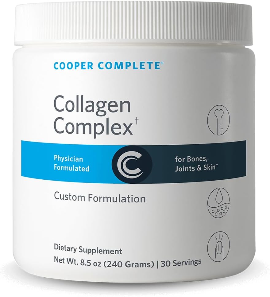 Cooper Complete Collagen Complex with Vitamin C, Magnesium and hyaluronic Acid. 30 Servings