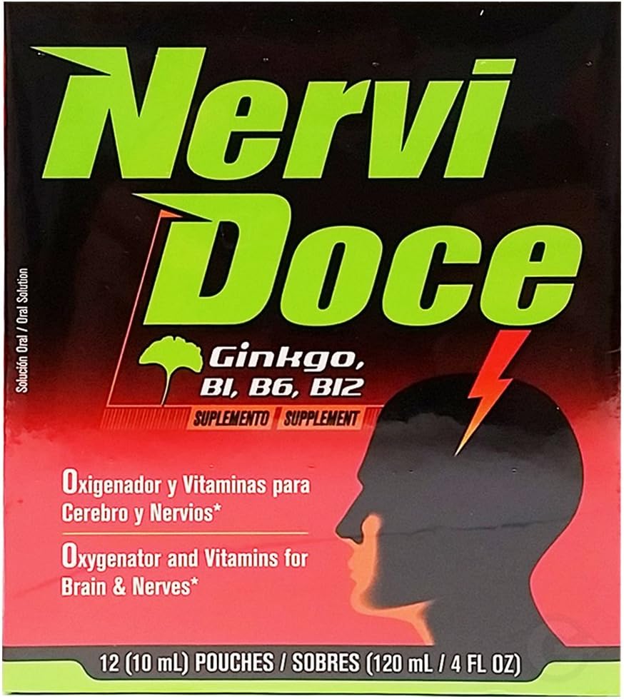 Nervidoce Multivitamina 12 Conde Pouches - con Ginkgo Biloba y B Complejo