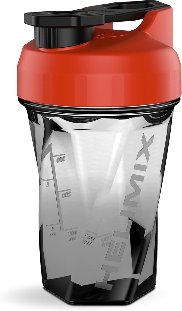 HELIMIX 1.5 Vortex Blender Shaker Bottle Holds Upto 20oz  No Blending Ball or Whisk Silencio EE.UU. Hecho ← Portable Pre Workout Whey Protein Drink Shaker Cup ¦ Mixes Cocktails Smoothies Shakes ← Top Rack Safe