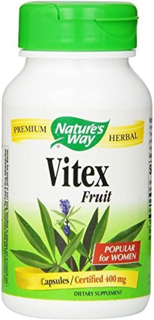 Way Vitex Chaste Tree, 400 mg, 3 pack de 100 conteo