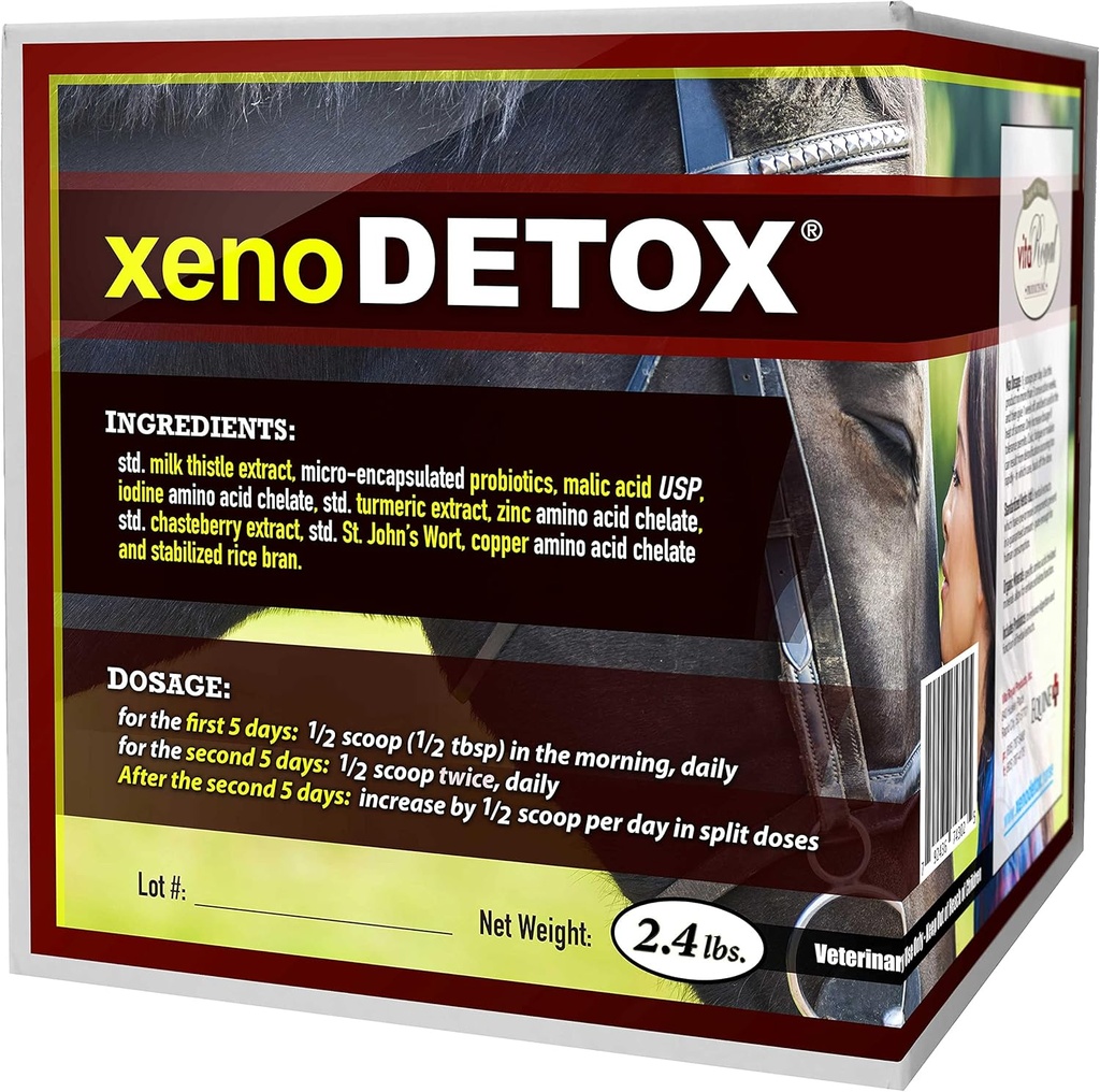 Liver " Thyroid Support Formula for Horses w/Skin Conditions - Standardized Human-Grade Herbs