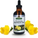 Respuesta de la naturaleza Liquid Evening Primrose Oil 4oz Liquid ← Cold Presionado ← Esencial All Natural Moisturizer for Hair, Skin, Nails ¦ Rosacea Psoriasis Eczema Relief ← Single Count