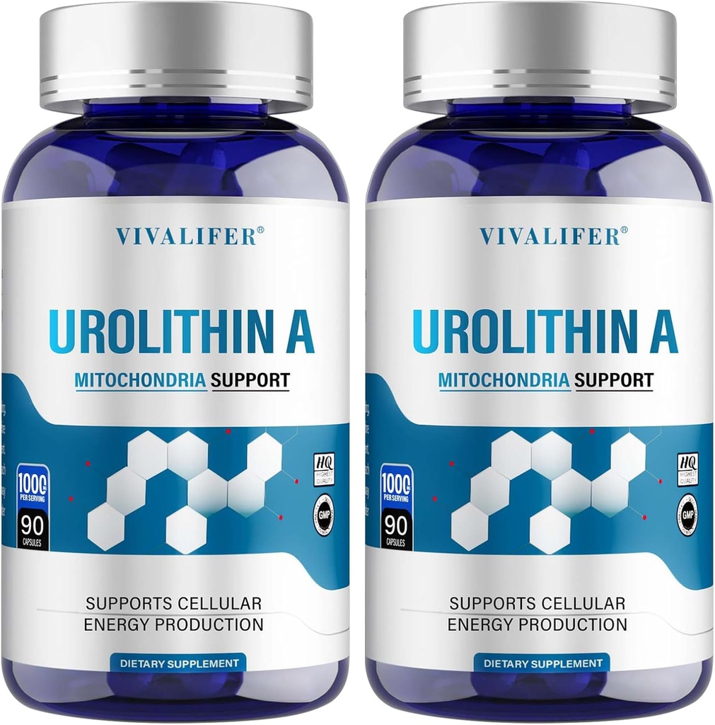 Urolithin A Supplement 1000 mg, 180 Softgels Powerful Antioxidant Protection, Promoting Healthy Aging & Mitochondrial Health and Cell Repair Support for Men & Women