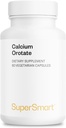 SuperSmart - Calcio Orotate with Magnesium Orotate 9:1 (Highly Bioavailable) - Advanced Teeth & Bones Strength Supplement ← Non-GMO & Gluten Free - 60 cápsulas vegetarianas