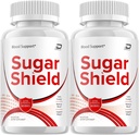 Sugar Shield Suplemento, Sugar Shield Pills, Sugar Shield Extra Strength Formula, Sugar Shield Advanced Formula Capsules, Sugar Shield Natural Pills (2 Pack - 120 Capsules)