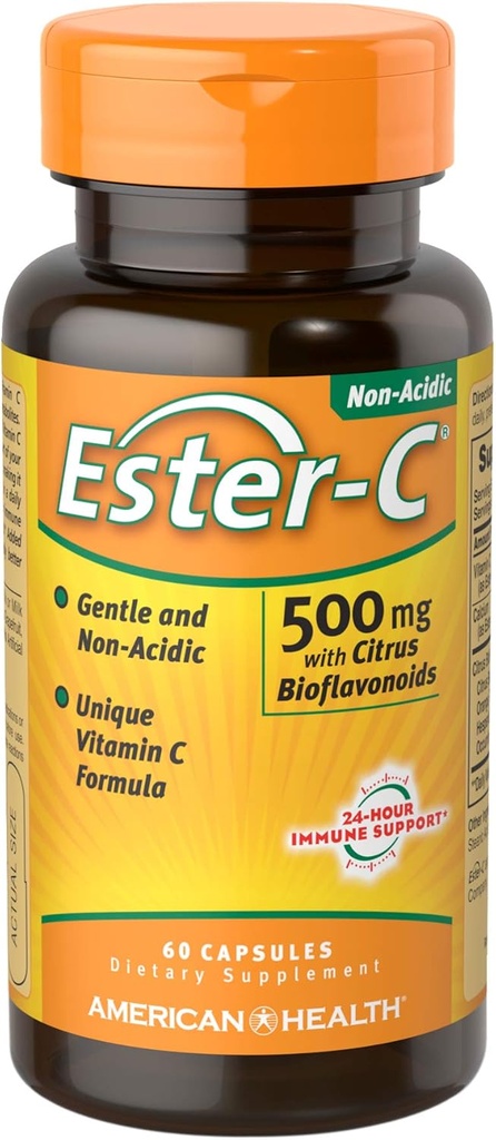 Ester-C 500 mg con Citrus Bioflavonoids American Health Products 60 VCaps