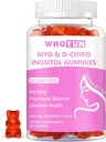 Inositol Gummies Sugar Gratis, Myo-Inositol & D-Chiro Inositol 40:1 Suplemento Ratio para Mujeres, Fertilidad, Equilibrio hormonal, Salud Ovárica, 60 Condes