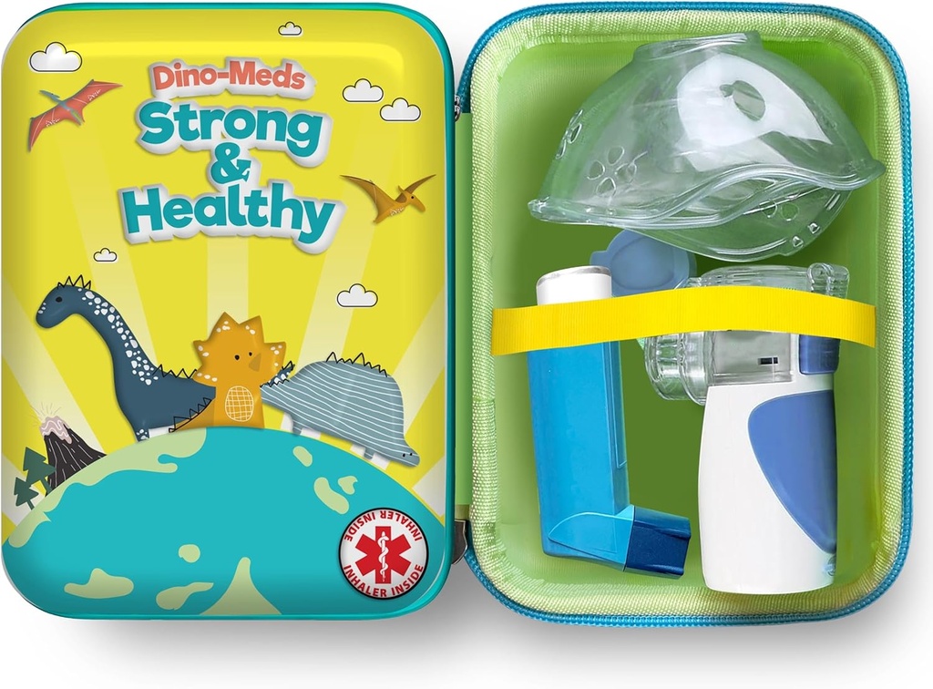 Vivélle Carrying Case for Portable Handheld Inhaler Nebulizer Machine for Adults and Kids, Asthma Inhaler Travel Case, Handheld Mesh Atomizer Machine Holder, Inhaler Spacer Bag. Caso único