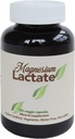 Magnesio Lactate 500 mg por servidumbre, 120 cápsulas vegetarianas pequeñas fáciles de absorber. Gluten Free. Fórmula altamente biodisponible. Absorción alta. Hecho en EE.UU.