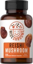 Carlyle Reishi Mushroom Capsules Extract | 5000mg | 120 Count | Non-GMO & Gluten Free Supplement | by Wiseshrooms