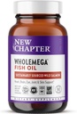 Nuevo capítulo Suplemento de aceite de pescado de Wholemega - 2000 mg por ser, Aceite de salmón de Alaska salvaje clínicamente probado con Omega-3 + vitamina D3 + Astaxanthin, 180 Softgels