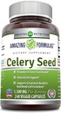 Amazing Fórmulas Celery Seed Extract Suplemento TEN 1500 Mg ANTE 240 Veggie Capsules ← No Gluten-Free TEN Made in USA