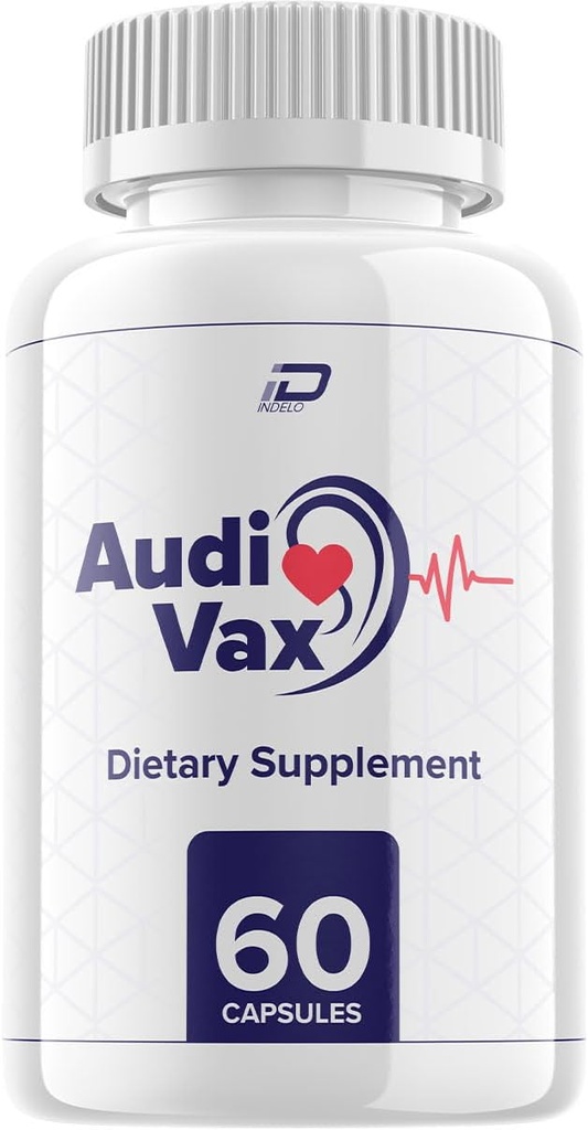 AudiVax Max Ear Support Capsules - AudiVax Ear Health Supplement, Promote Inner Ear &amp; Middle Ear Health with Improved Flow - Audivax for Hearing Loss &amp; Ear Ring (60 Capsules)