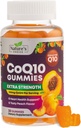 CoQ10 Gummies for Adults 100mg - 3X Strength, Absorción alta, Suplemento antioxidante para la producción de energía de la salud cardíaca, Ultra Coenzyme Q10 Vitaminas, Coq 10 Suplementos - 30 CoQ10 Gummies