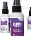 TriGuard Plus Throat Spray | Elderberry Extract, Olive Leaf Extract and Colloidal Silver Water 3-in-1 Immune Support Throat Spray | Powerful Immune System Booster | Great Taste, 2oz, Made in USA