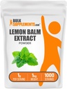 BulkSupplements.com Extract Powder Lemon Balm - Melissa Officinalis, Lemon Balm Powder - Vegan & Gluten Free, 1g por Serving, 1kg (2.2 libras) (Pack of 1)