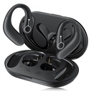 Ayudas auditivas, ayudas auditivas OTC para personas mayores con Bluetooth, ayuda auditiva recargable con cancelación de ruido, amplificador auditivo para pérdida de oído moderada (negro)
