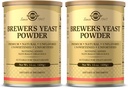 Solgar Brewer's Yeast Powder - 14 oz, Pack of 2 - Natural, Unflavored ' Unsweetened - Adecuado para los vegetarianos - 26 Servings