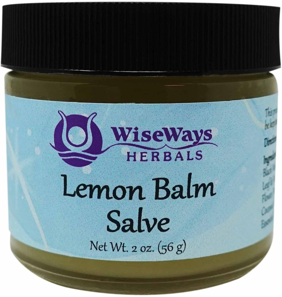 Herbales WiseWays: Salves for Natural Skin Care, Lemon Balm Salve 2 oz