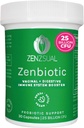 ZENZSUAL Zenbiotic Probiotics Support for Women – 25 Billion CFU, Vaginal Health " Balance Support, Odor " Yeast Control, Gut " Digestive Health, Urinary Comfort, Hormone Balance, 30 Vegan Capsules
