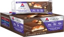 Atkins Endulge Chocolate Nutty Caramel Bar, Dessert Favorite, 2g Sugar, High in Fiber, Keto Friendly, 12 Conde
