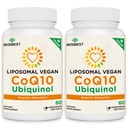 1000mg Liposomal CoQ10 Ubiquinol, 120 Vegan Softgels, High Absorption Ubiquinol CoQ10 Suplemento, Active Antioxidant Form of Coenzyme Q10 for Heart Function & Energy Production