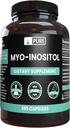 Myo-Inositol (365 capsules) No hay magnesio ni artillería de arroz, siempre puro, laboratorio verificado