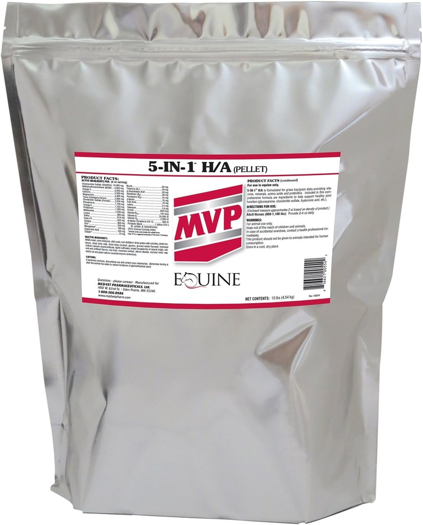 MVP 5-en-1 H/A (10lb) Todo en un solo soporte para caballos.