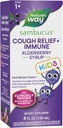 Camino de la Naturaleza Sambucus Kids Cough Relief +♢ Immune Syrup*, Feel Better Faster♢, Clínicamente Provenido Geranium Sudafricano, con Extracto de Elderberry, Vitamina C & Zinc, Gluten Free, Vegan, 4 Fl Oz