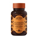 Herbs Etc. Ultimate Ginseng Softgels - Apoyo a la Actividad Física Continua - Ayuda a la salud cerebral - Apoya la resistencia diaria para la actividad física e intelectual - Gluten-Free - 30 Softgels (30 Servimientos)