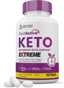 Fast Active Keto ACV Extreme Pills 1675MG Keto Support Blend Alternative to Fastactive Keto ACV Gummies Formulado con Apple Vinagre Virgen Extra Aceite de Oliva Powder Green Tea Leaf 120 Capsules