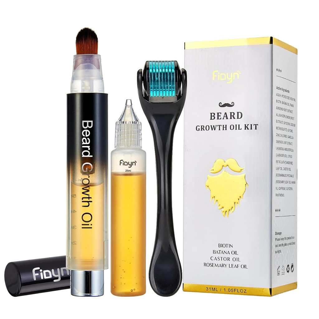 Beard Oil - Natural Care Facial Beard Oil Kit for Men Him Boyfriend Husband