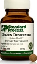 Standard Process Spleen Desiccated - Suplemento integral basado en los alimentos para apoyar la salud del bazo - Aid Healthy Immune System - Suplemento con Blend proprio con Bovine " Ovine Spleen - 90 Tablets