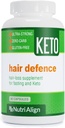 Nutri-Align Hair Defence Complejo de Biotina para Keto y Ayuno Silencio 90 Capsules ← Crecimiento del Pelo de Alta Fuerza Biotina - 2500mcg Biotina por cápsula  durable Vitamin A, Folic Acid &amp; Calcium