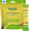 Tiiga Gut Health + Hydration Drink Mix – 7g Baobab, 5g Prebiotic Fiber, Electrolytes, No Dairy, Vegan, No Añadido Sugar, Digestión, Regularidad, Estreñimiento – 16 Servings