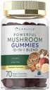 Carlyle Mushroom Suplemento Gummies TEN 70 Vegan Gummies TENIDO 10-in-1 Blend TENIDO Non-GMO, y Gluten Free