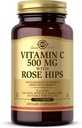 Solgar Vitamina C 500 mg con Rose Hips, 250 Tablets - Antioxidante &amp; Immune Support - Salud general - Soportes Esquí saludable &amp; Juntas - No GMO, Vegan, Gluten Gratis, Dairy Free, Kosher - 250 Servings