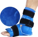Atsuwell Ankle Ice Pack Wrap, Reusable Ice Pack para Tobillo, Gran Gel Cold Pack Pie para la Compresión Fríada, Flexible Heel Gel Pack para Hombre Mujer, Relax