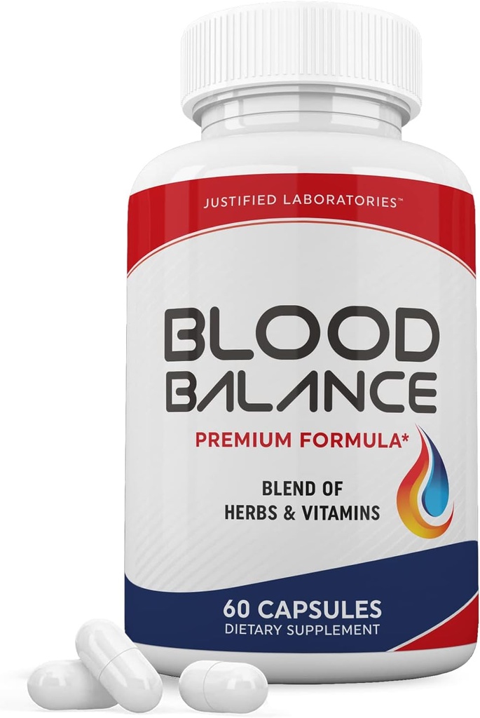 Balance de sangre Fórmula avanzada 620MG Fórmula suplemento píldoras 60 cápsulas