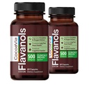 CocoaVia Cardio Health Supplement, 60 Day, 500mg Cocoa Flavanols, Support Heart Health, Boost Nitric Oxide, Blood Circulation, Energy, Vegan, Dark Chocolate, 120 Capsules