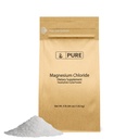 Ingredientes originales puros Cloruro de magnesio (4lb) Suplemento oral, Polvo de cristal, Suplemento de magnesio
