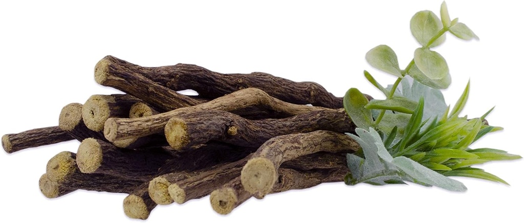 100% Natural Licorice Root Chew Sticks, Strawberry Flavored, Orgánico, Ayuda Quit Fumar, Whiten Teeth, Freshen Breath y Suppress Appetite