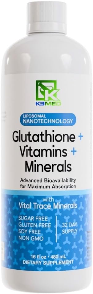 Nanonutrition Glutathione + Vitaminas + Minerales peru Liposomal Nanotechnology tención 100% Natural Ingredientes Silencio 16 Fl. Oz. ← 32 Servimientos