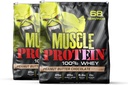COLOSSAL LABS Muscle Whey Protein Flavored Protein Powder, 25,000mg Amino Acids/Serving, Cold Filtered(Packaging May Vary) (10 Pound (Pack of 2), Peanut Butter)