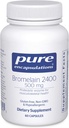 Pure Encapsulations Bromelain 2400 500 mg - for Digestive Support & Musculoskeletal Health - Supports Joints & Muscle Recovery* - Proteolytic Enzymes - Vegan - 60 cápsulas