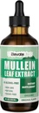 Mullein Drops for Lungs - Lung Cleanse " Detox - Vegan Mullein Leaf Extract Liquid Tincture, Support for Respiratory, Immune, Digestive System, Natural Herbal Supplement, Non-GMO,4 FL OZ