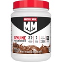 Muscle Milk Genuine Protein Powder, Chocolate, 1.93 Libras, 13 Serviciones, 32g Proteína, 2g Azúcar, Calcio, Vitaminas A, C & D, NSF certificada para Deporte, Energizante Snack, Embalaje Mayo Vary