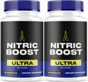 LIVORKA Nitric Boost Ultra Powder Ahora en Capsules, Advanced Formula - 120 Conde (2 Mes de Suministro) - Pack de 2