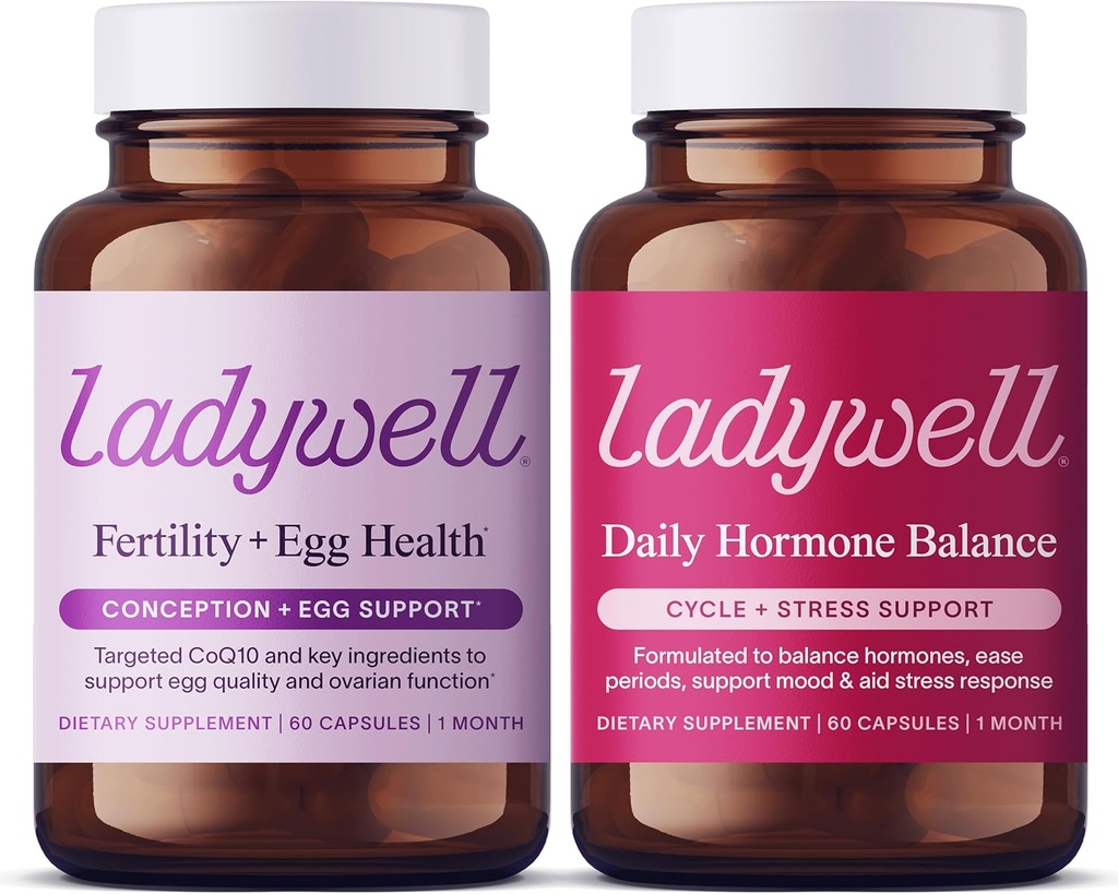 Ladywell Daily Hormone Balance Capsules &amp; Fertilidad + Egg Health
